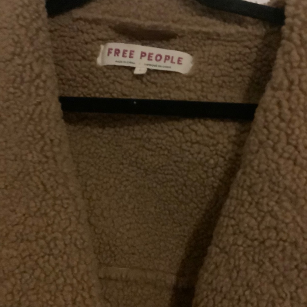 Free People Brown Diogo Shearling Leather Jacket - Picture 6 of 13